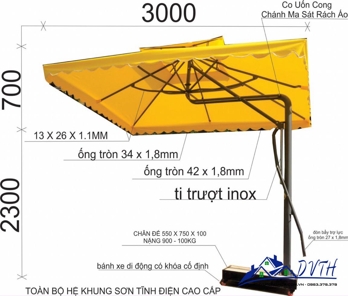Ô dù che nắng tại Thái Nguyên